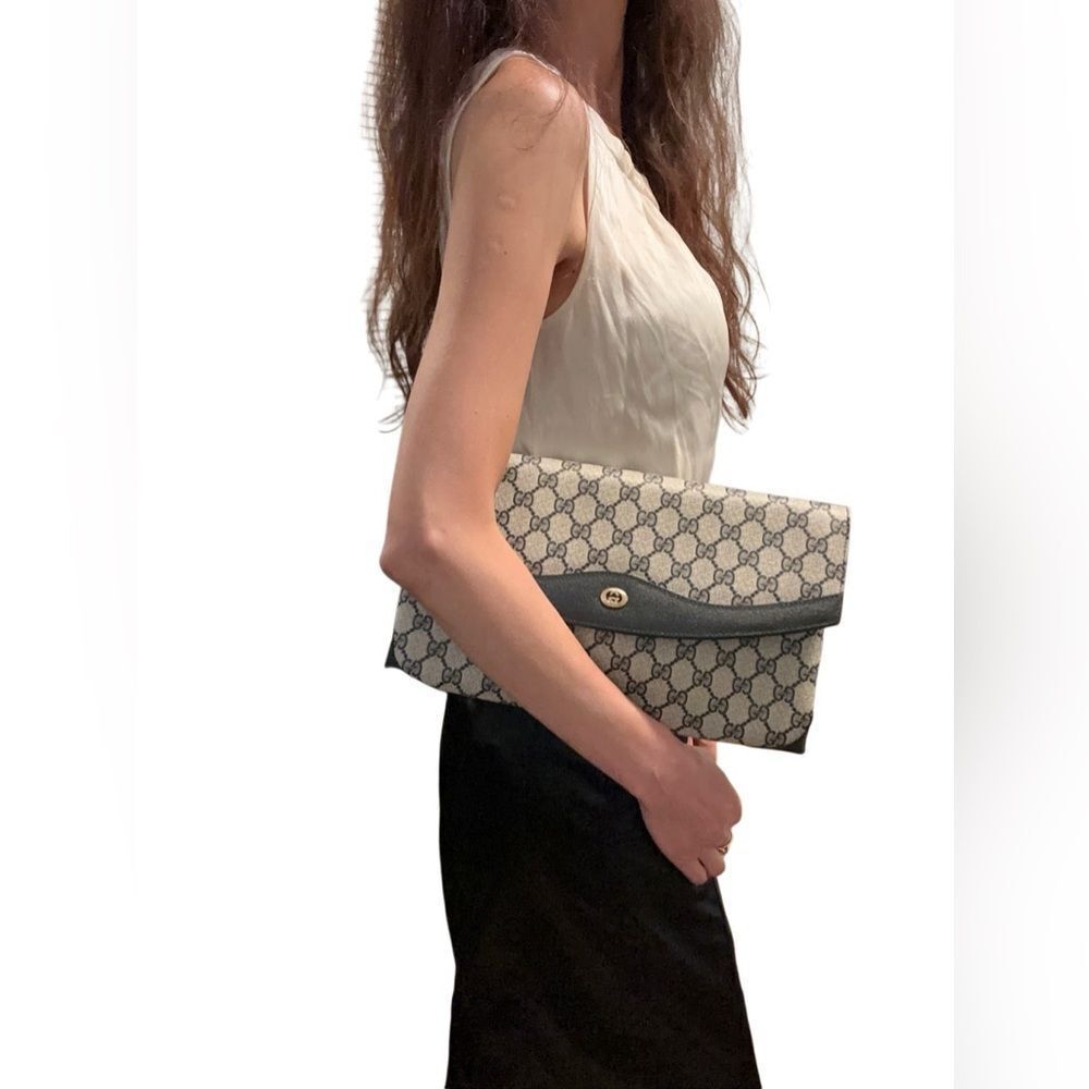 Gucci Black and Cream Women's Bag - Picture 12 of 13